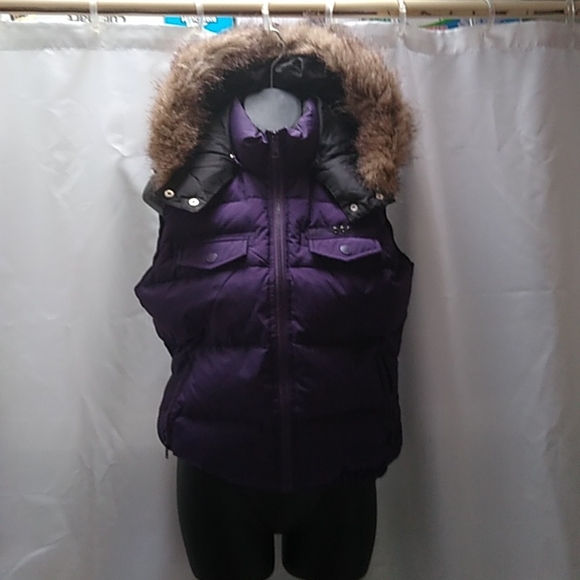 Calvin Klein Jeans Purple puffer vest - Picture 1 of 9
